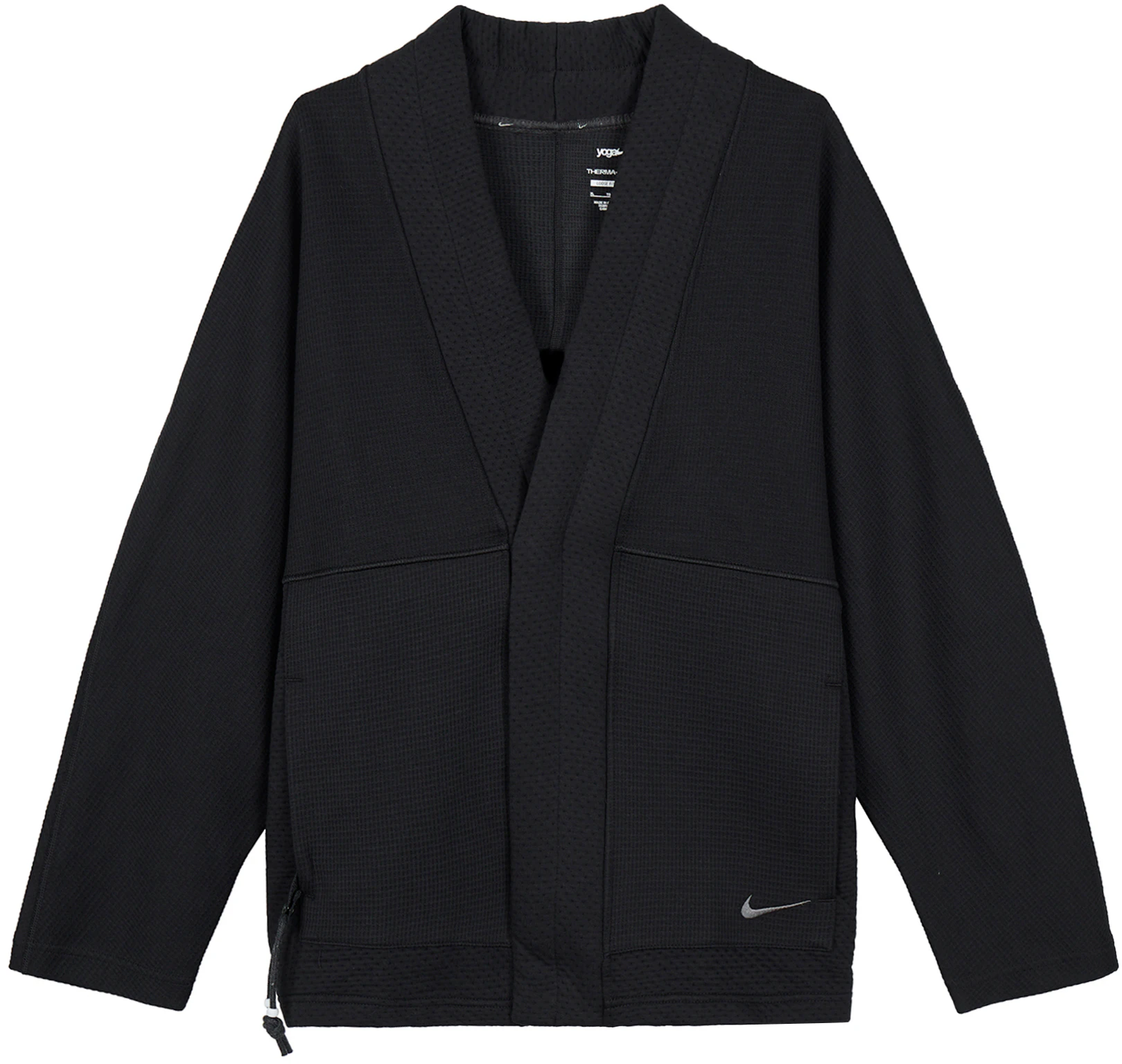 nike-black-solid-v-neck-snap-button-logo-embroidered-jacket-dq-6694-010