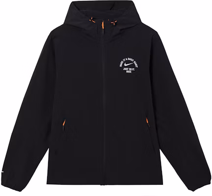 Nike Black Sports Hoodie Jacket with Back Letter Print FV3970-010 Buy Nike Black Sports Hoodie Jacket with Back Letter Print FV3970-010