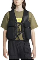 Nike Black Vest with Solid Color, Patchwork Logo, and Letter Print Design DV1146-010 Nike Black Vest with Solid Color, Patchwork Logo, and Letter Print Design DV1146-010
