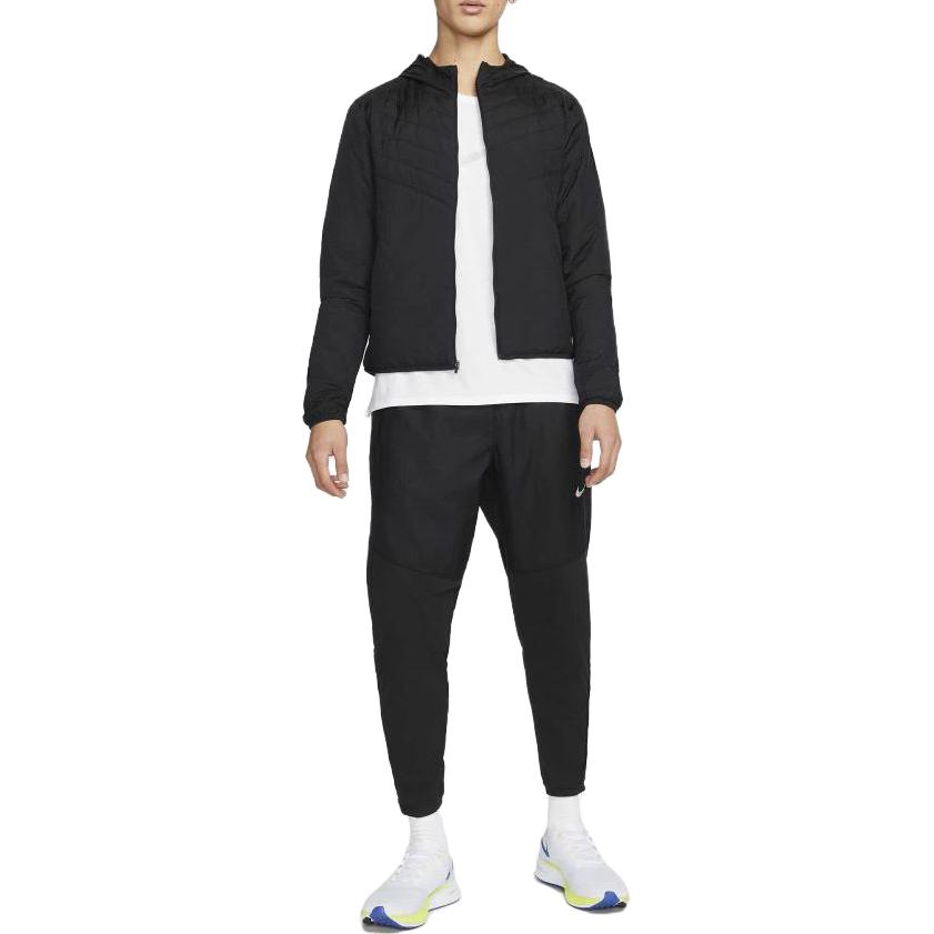 Nike Black Zip-Up Hoodie Jacket with Logo Print Design DJ0570-010 圖 4