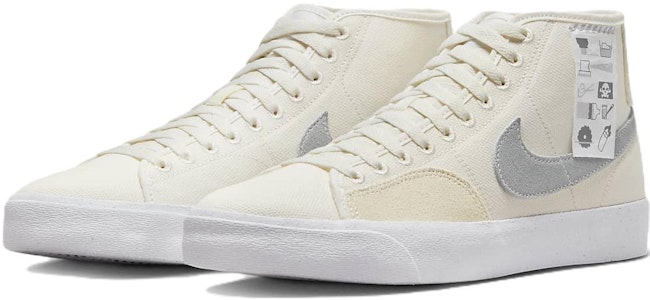 나이키 블레이저 코트 미드 프리미엄 SB '경고 라벨' DZ7635-110 Lookbook 나이키 블레이저 코트 미드 프리미엄 SB '경고 라벨' DZ7635-110