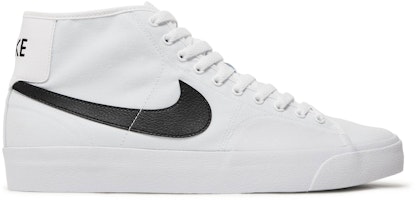 Nike Blazer Court Mid SB 'White Black' DC8901-100 Nike Blazer Court Mid SB 'White Black' DC8901-100