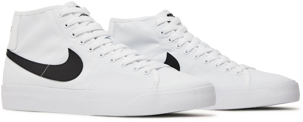 Nike Blazer Court Mid SB 'White Black' DC8901-100 Cheap Nike Blazer Court Mid SB 'White Black' DC8901-100