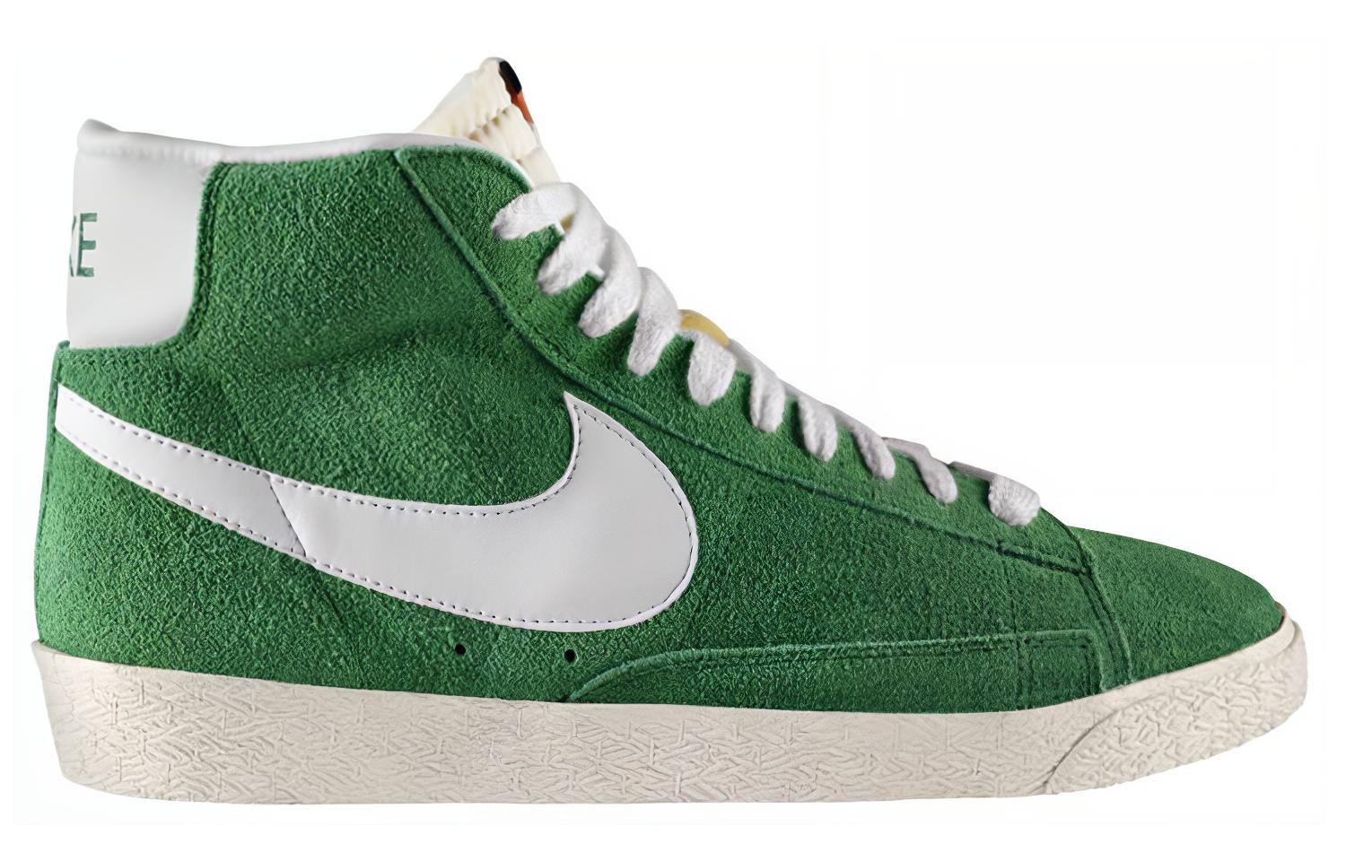 Order Nike SB Blazer 絨面革“松綠色” 輕便高筒滑板鞋 白綠