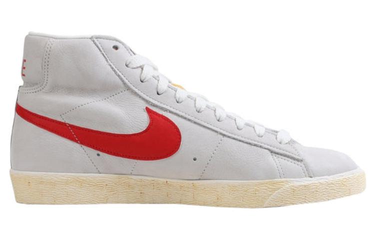 Order Nike Blazer High 耐磨透氣 高筒 帆布鞋 男女皆適用 灰紅色