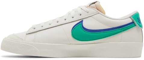 Nike Blazer Rendah 72 Double Swoosh 'Sail Hijau Biru' DO9777-001 Lookbook Nike Blazer Rendah 72 Double Swoosh 'Sail Hijau Biru' DO9777-001