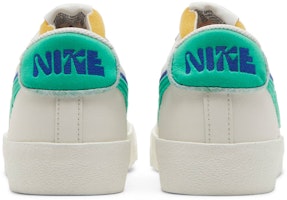 Nike Blazer Rendah 72 Double Swoosh 'Sail Hijau Biru' DO9777-001 Details for Nike Blazer Rendah 72 Double Swoosh 'Sail Hijau Biru' DO9777-001