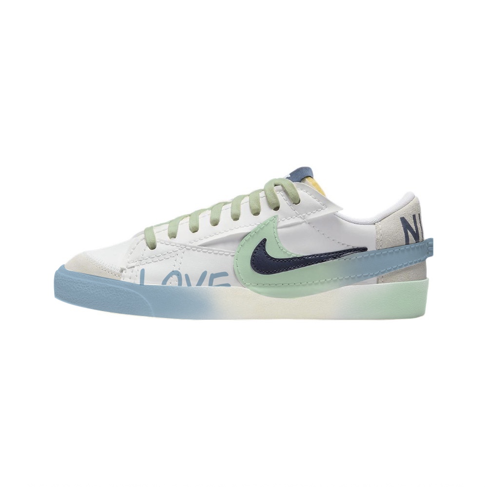 Buy Nike Blazer Low 77 Jumbo 'Aviation Notebook Blue Spray Paint' FD0378-121-458152