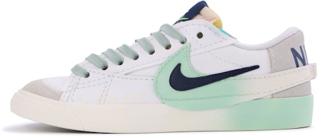 Nike Blazer Low 77 Jumbo 'Flight Journal Yellow Green' FD0378-121-484860 Nike Blazer Low 77 Jumbo 'Flight Journal Yellow Green' FD0378-121-484860