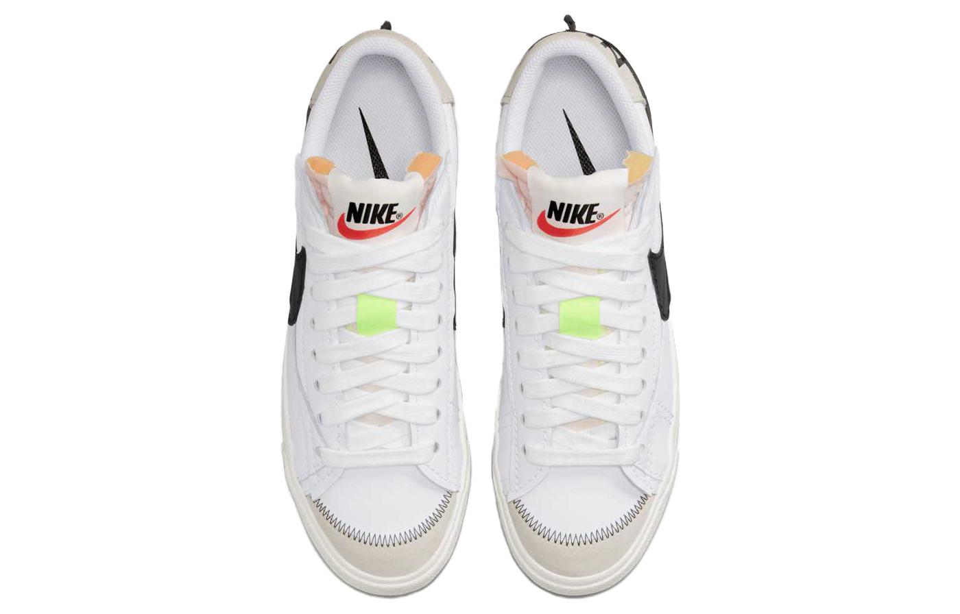 Shop Nike Blazer Low 77 Jumbo 防滑耐磨 低筒 滑板鞋 男款 白黑色