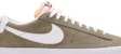 Nike Blazer Low '77 'Medium Khaki' Lelaki Perempuan Sneakers Kasual. DA7254-200