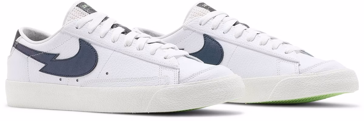 耐吉 Blazer Low 77 “水藍色” 闪电断钩 耐磨 低帮 板鞋 男款 白绿 Cheap 耐吉 Blazer Low 77 “水藍色” 闪电断钩 耐磨 低帮 板鞋 男款 白绿