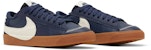 Nike Blazer Low '77 Jumbo 'Midnight Navy Gum' - Biru Gelap Navy Gum DR9865-400
