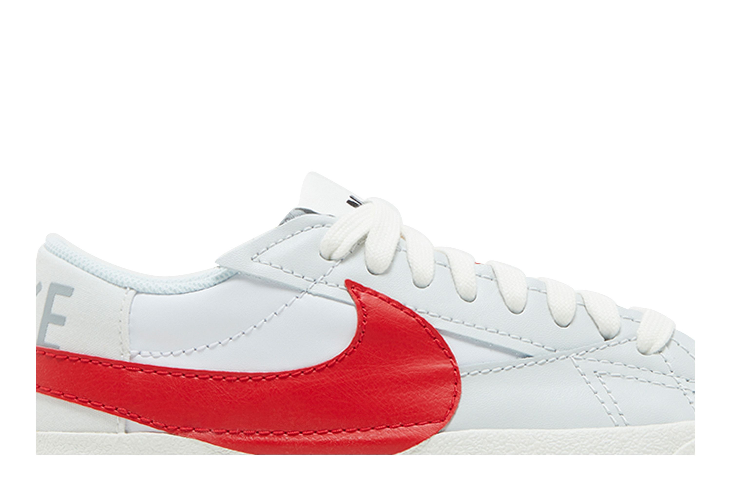 Lookbook 耐吉 Blazer 低筒 '77 Jumbo '白色 大學紅' DQ8769-100