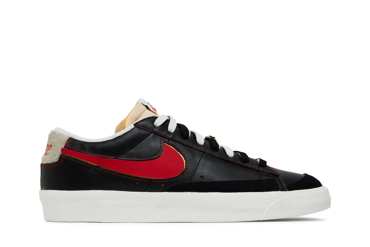 Nike Blazer Low '77 Premium 'Removable Swoosh - Black' DH4370-001