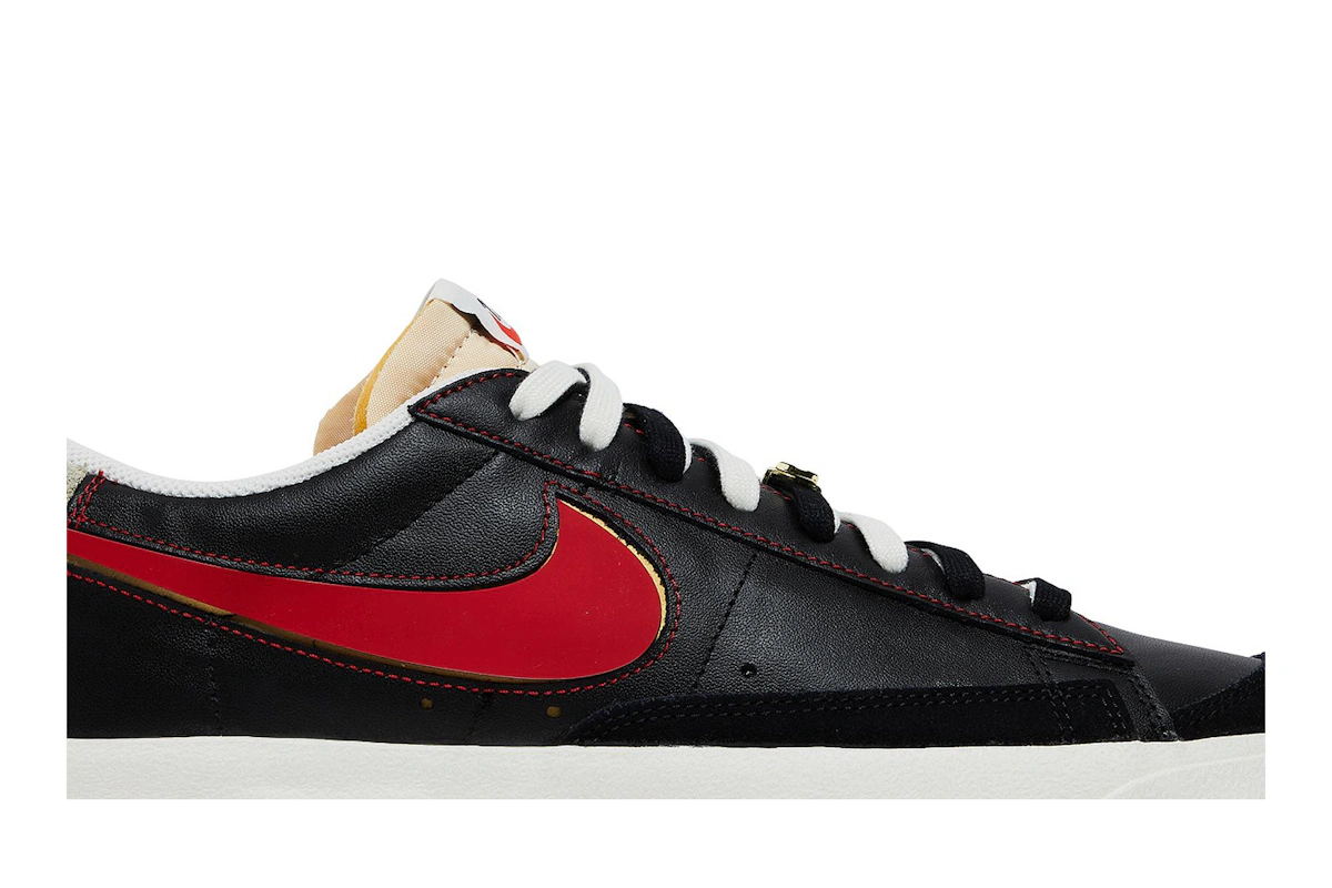 Nike Blazer Low '77 Premium 'Removable Swoosh - Black' DH4370-001