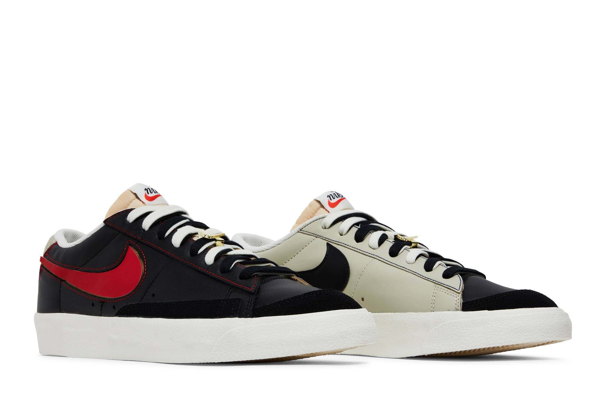 Nike Blazer Low 77 Premium Removable Swoosh – Black DH4370-001 Nicesnk