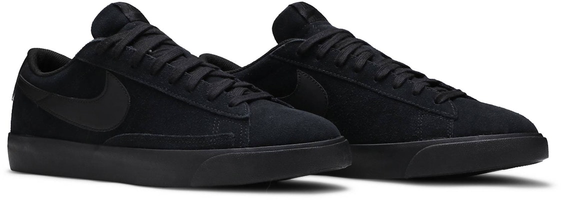 耐吉 Blazer Low 復古休閒 低幫 板鞋 男女同款 純黑 Cheap 耐吉 Blazer Low 復古休閒 低幫 板鞋 男女同款 純黑