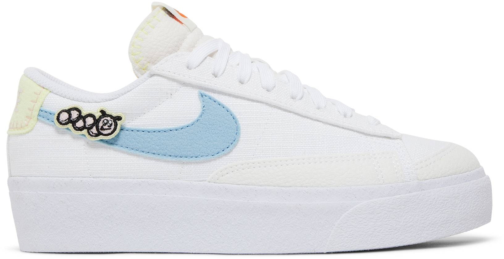 Women Nike Blazer Low Platform Next Nature Boarder Blue DJ6376