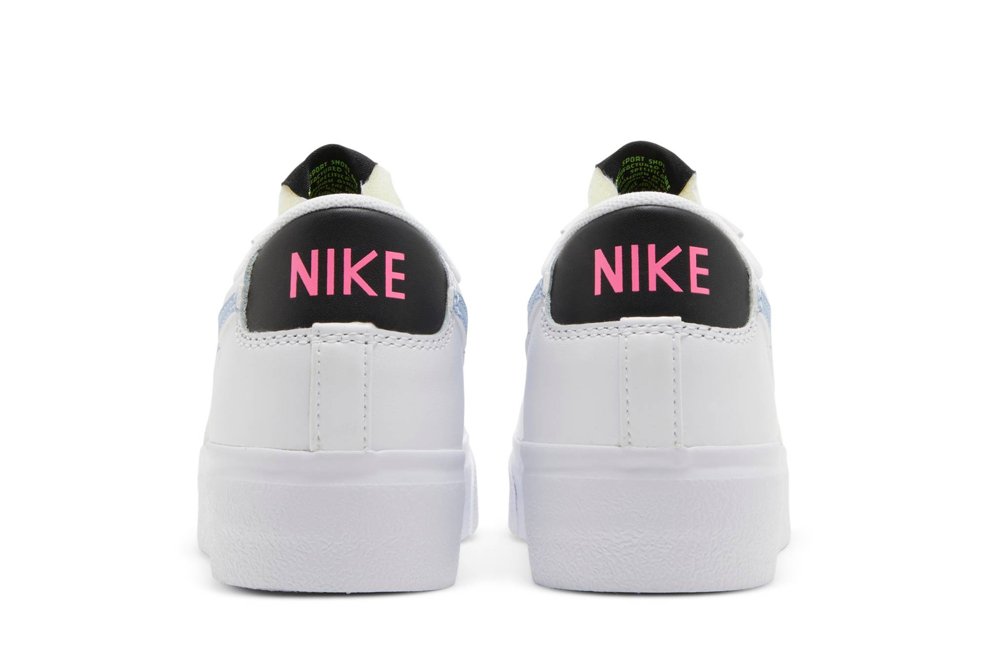 Details for (W) Nike Blazer Low Platform 'Putih Cobalt Bliss' FJ0738-100