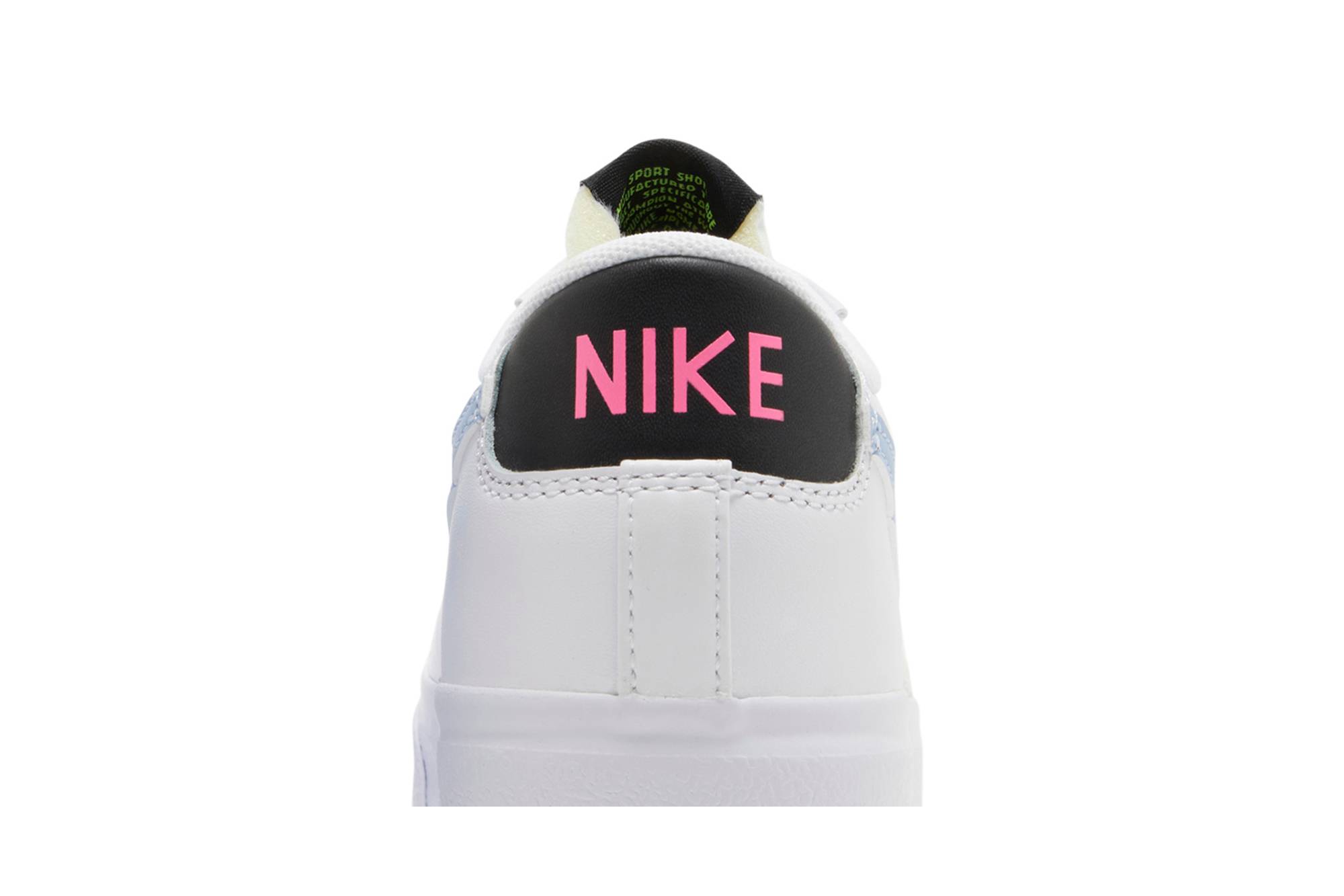 Sizing (W) Nike Blazer Low Platform 'Putih Cobalt Bliss' FJ0738-100