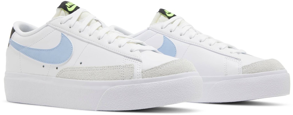 (W) Nike Blazer Low Platform 'Putih Cobalt Bliss' FJ0738-100 Cheap (W) Nike Blazer Low Platform 'Putih Cobalt Bliss' FJ0738-100