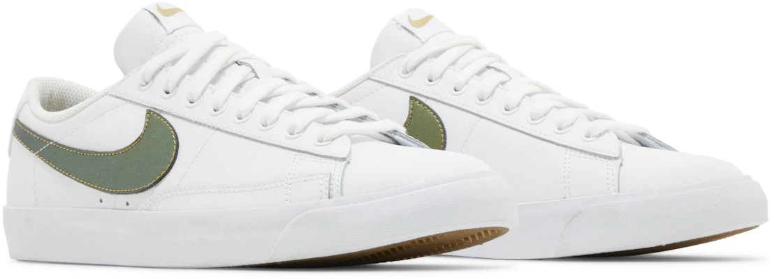 Nike Blazer Low Premium 'Putih Emas Metalik' BQ7460-101 Cheap Nike Blazer Low Premium 'Putih Emas Metalik' BQ7460-101