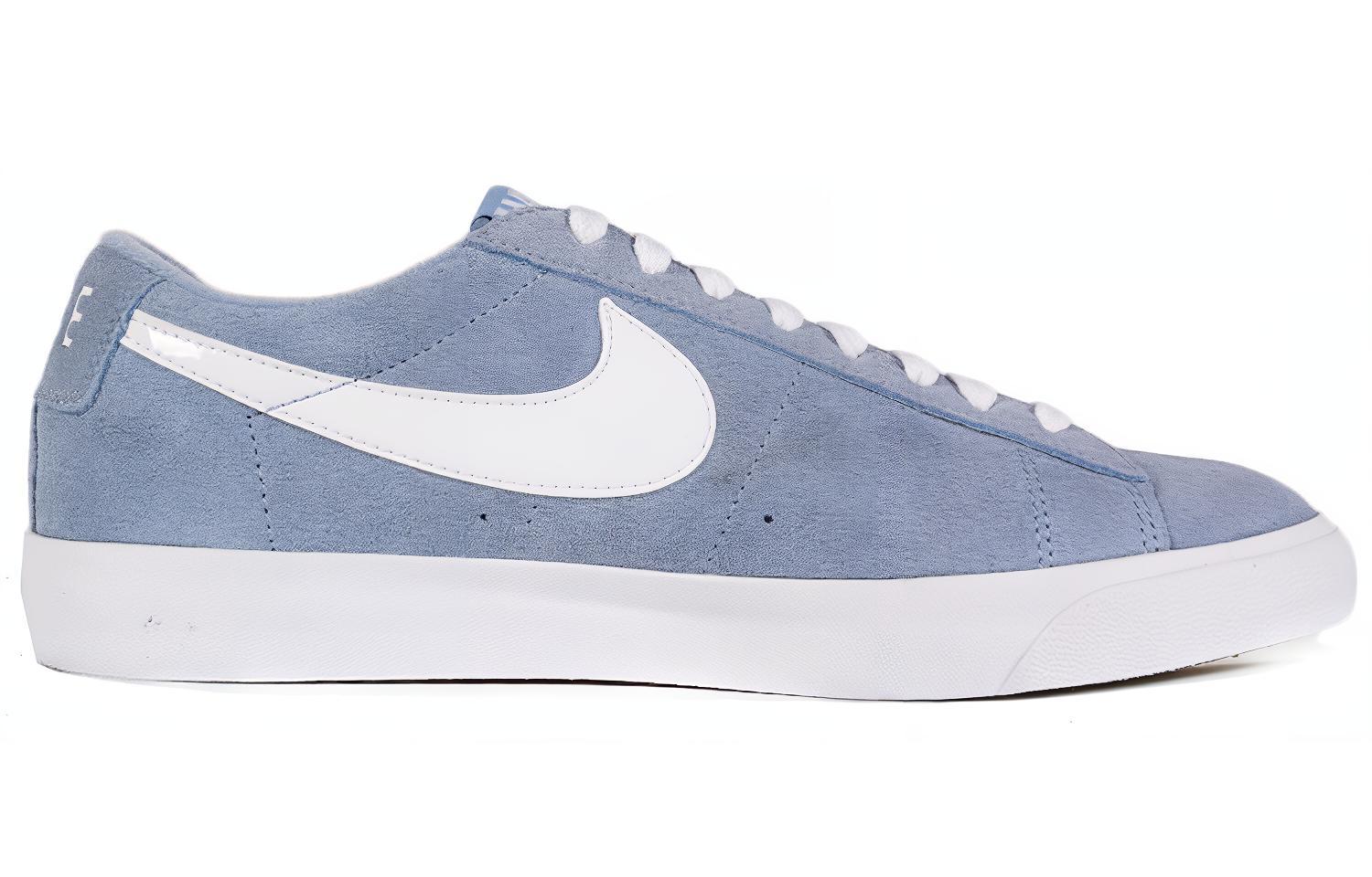 Order Nike Blazer Low PRM ND 'Indigo Fog' Lelaki/Wanita Kasut Sneakers BQ6813-400
