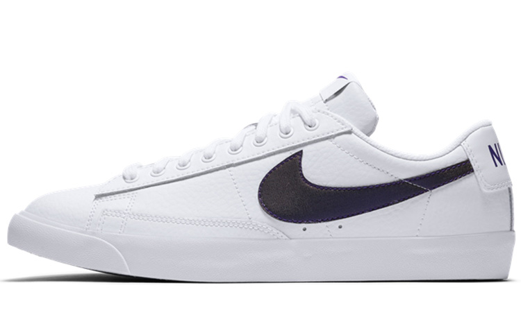 Buy Nike Blazer Low PRM SU19 休閒 低幫 板鞋 男款 白紫