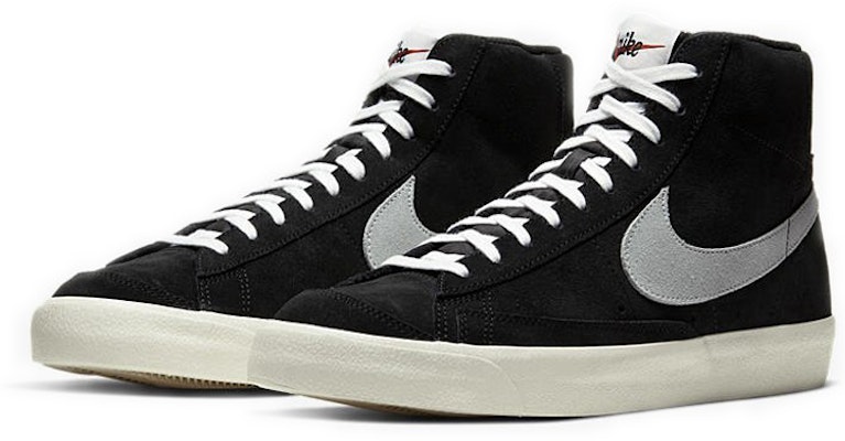 Nike Blazer Mid 77 'Hitam Suede' CW2371-001 Lookbook Nike Blazer Mid 77 'Hitam Suede' CW2371-001