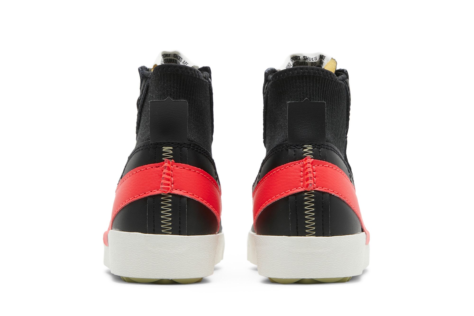 Sizing 耐克Blazer Mid 77 Jumbo '黑色亮红' DD3111-001