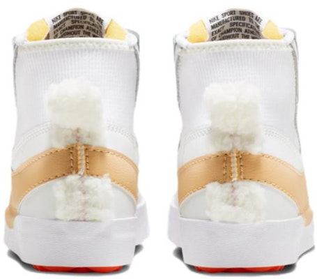 Nike Blazer Mid 輕便耐磨防滑 中筒 滑板鞋 男女同款 白棕橙 Shop Nike Blazer Mid 輕便耐磨防滑 中筒 滑板鞋 男女同款 白棕橙