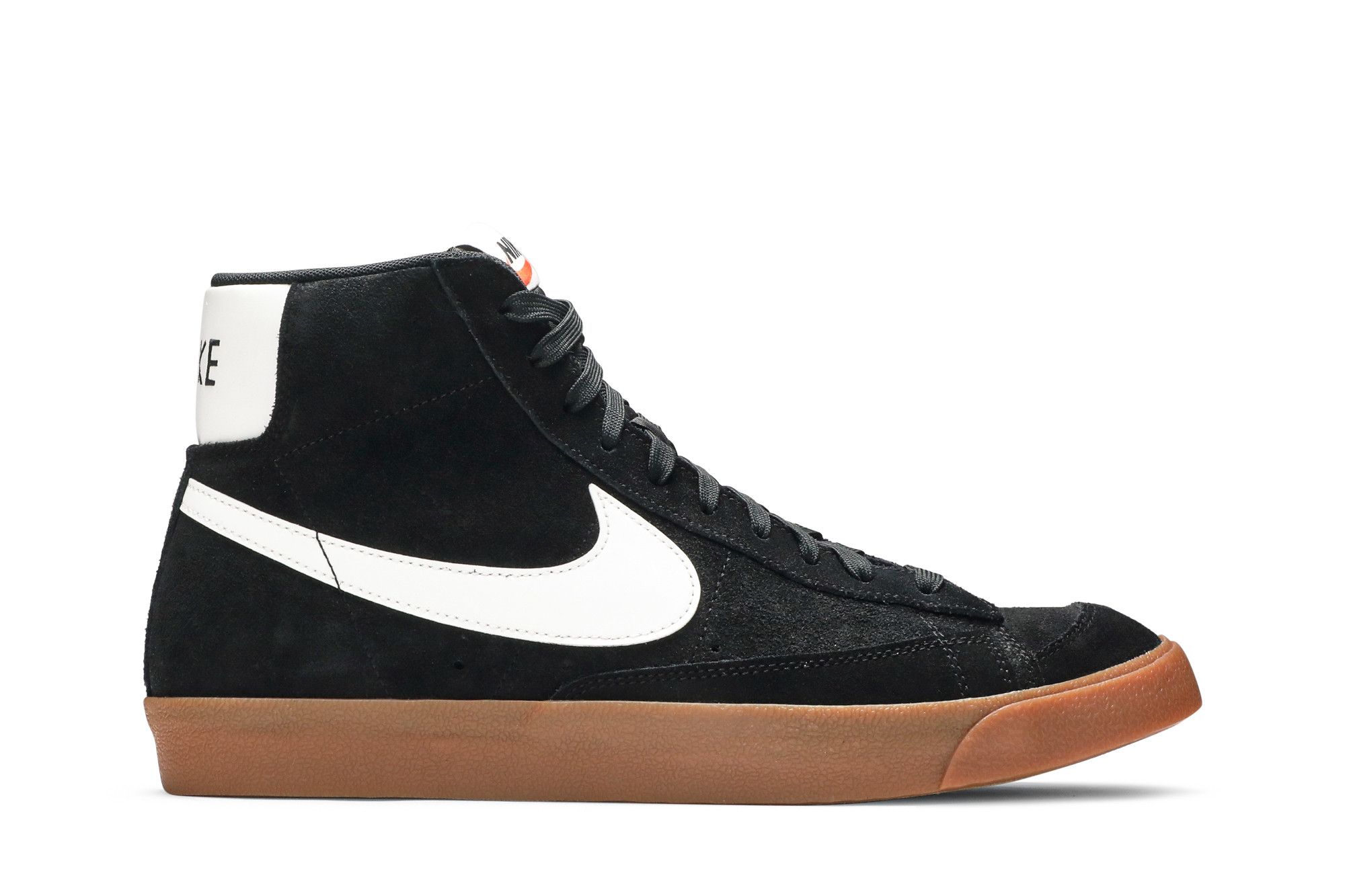 Buy 耐克Blazer Mid 77麂皮'黑色生胶' CI1172-003