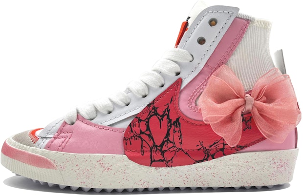 Nike Blazer Mid '77 'Dopamine Pink Bow' Wanita Retro Merah Jambu DD3111-100-453325 Buy Nike Blazer Mid '77 'Dopamine Pink Bow' Wanita Retro Merah Jambu DD3111-100-453325