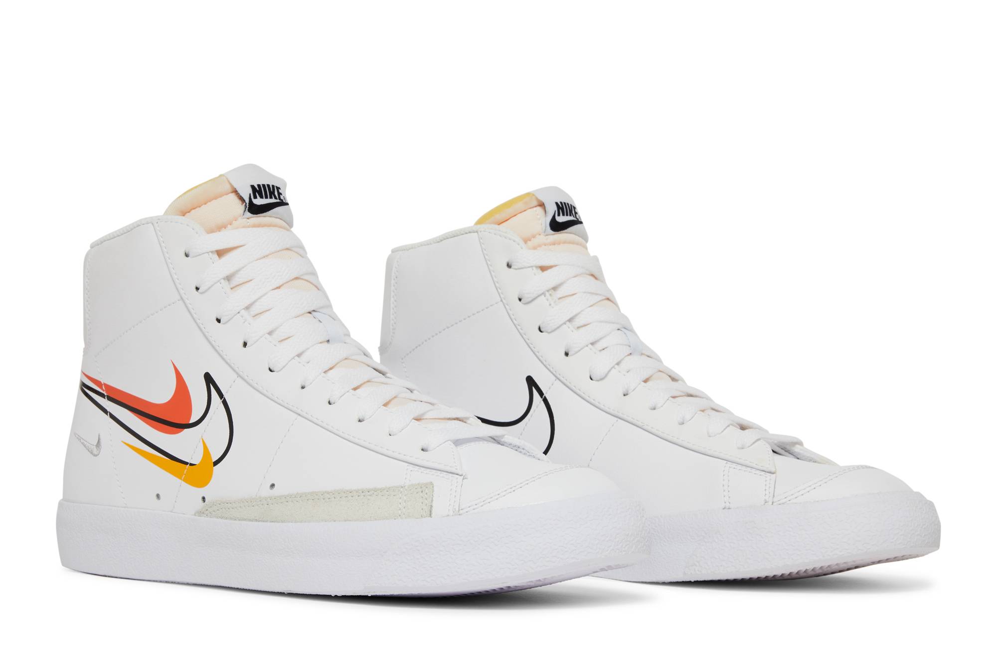 Cheap 나이키 블레이저 미드 &#x27;77 &#x27;멀티 스우시 - 팀 오렌지&#x27; DN7996-100 DN7996-100