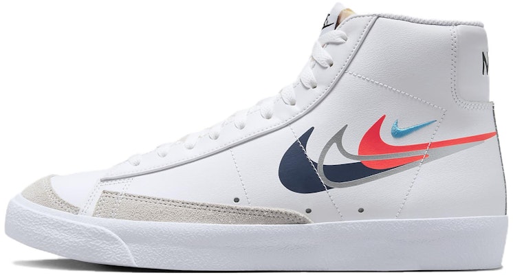 Nike Blazer Mid 77 Multi Swoosh Blanco Multicolor FJ4827-100 Buy Nike Blazer Mid 77 Multi Swoosh Blanco Multicolor FJ4827-100