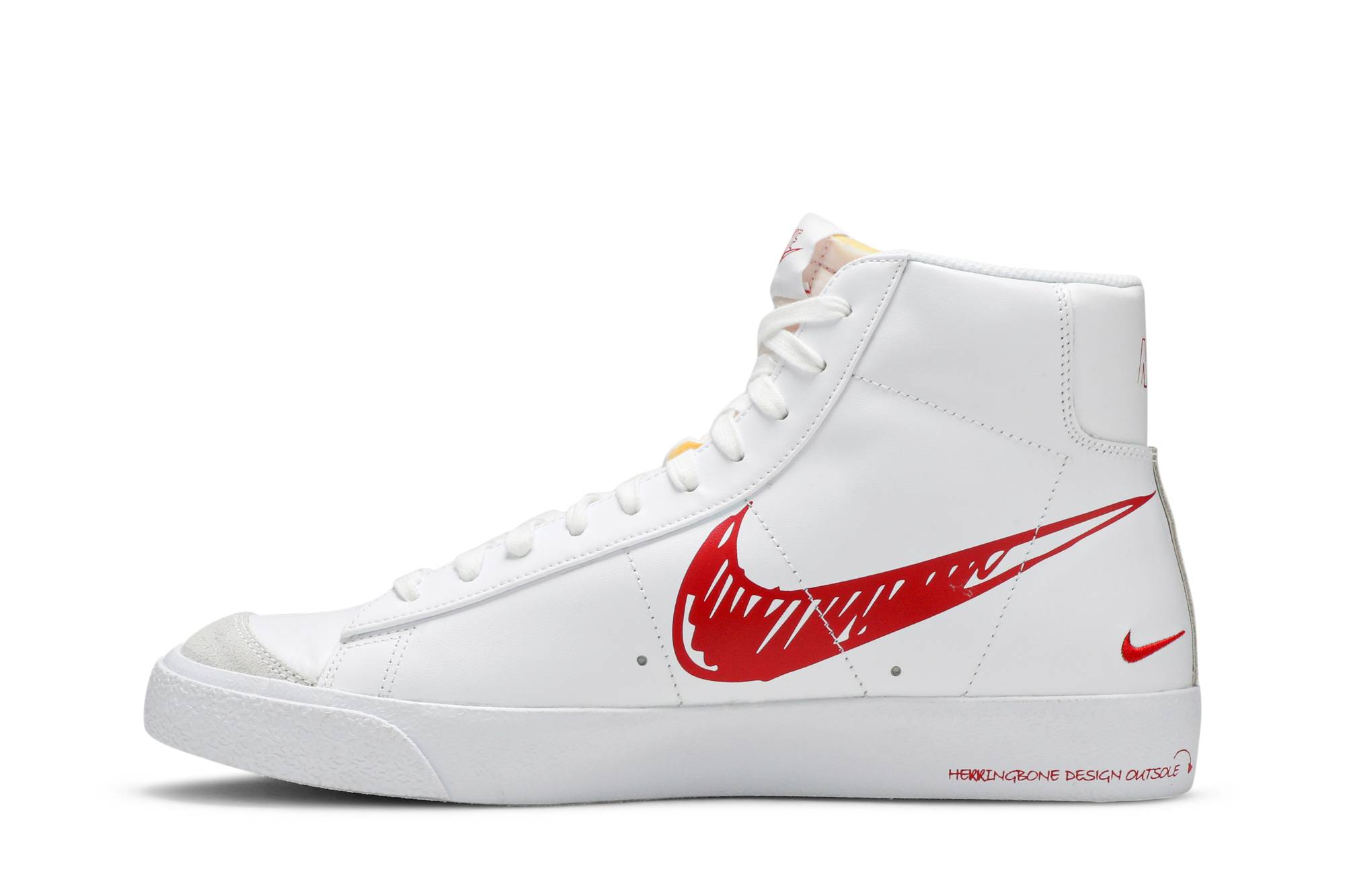 Lookbook Nike Blazer Mid '77 'Sketch Red' CW7580-100