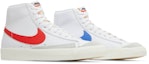 Cheap Nike Blazer Mid ’77 'Putih Biru Merah' BQ6806-117