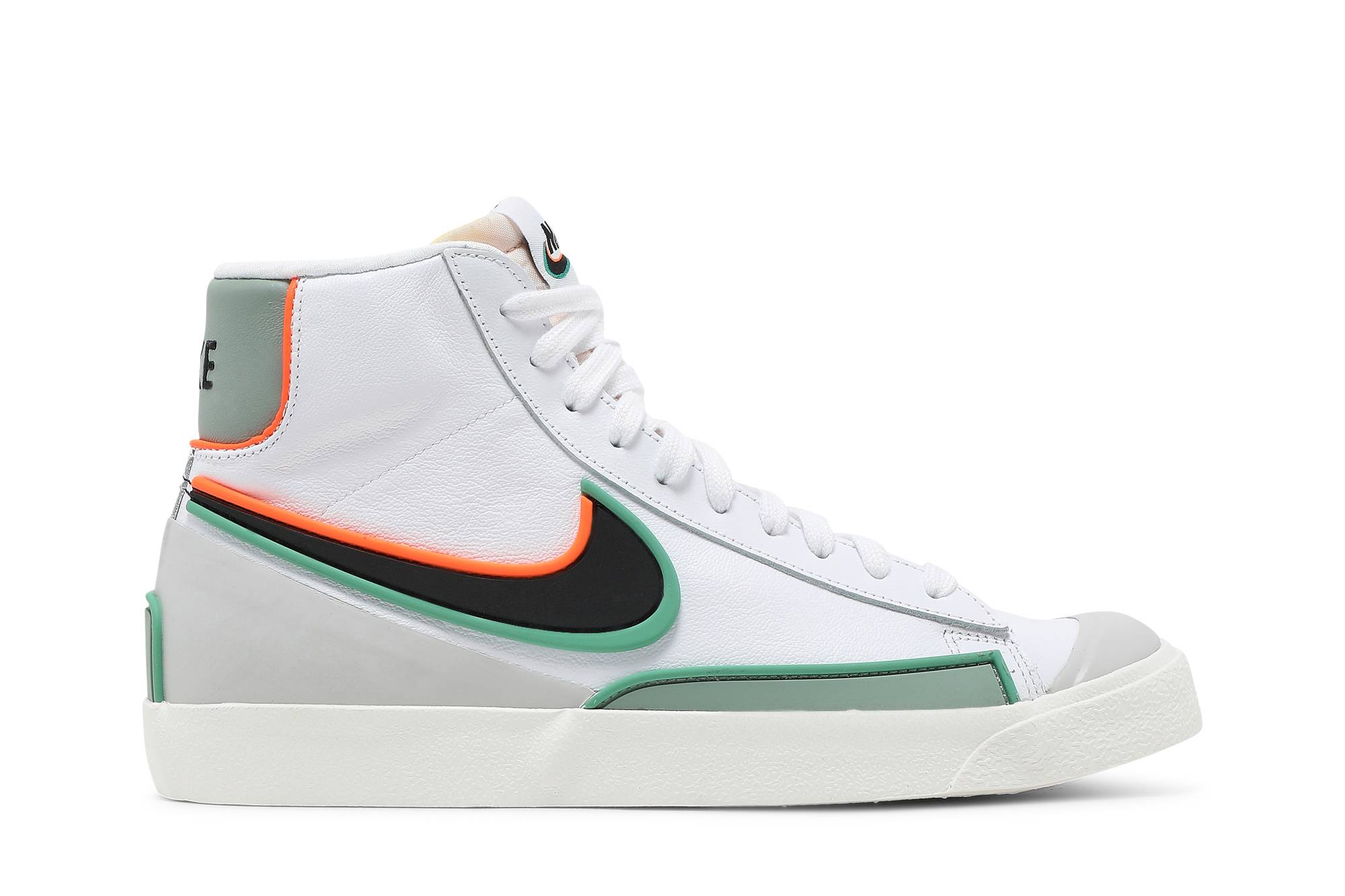 Buy Nike Blazer Mid 77 復古休閒 中筒 滑板鞋 男女同款 白灰綠