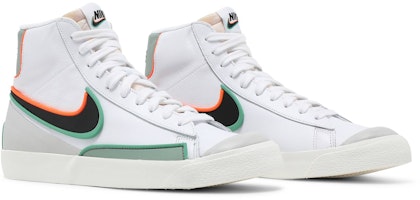 Nike Blazer Mid 77 復古休閒 中筒 滑板鞋 男女同款 白灰綠 Cheap Nike Blazer Mid 77 復古休閒 中筒 滑板鞋 男女同款 白灰綠