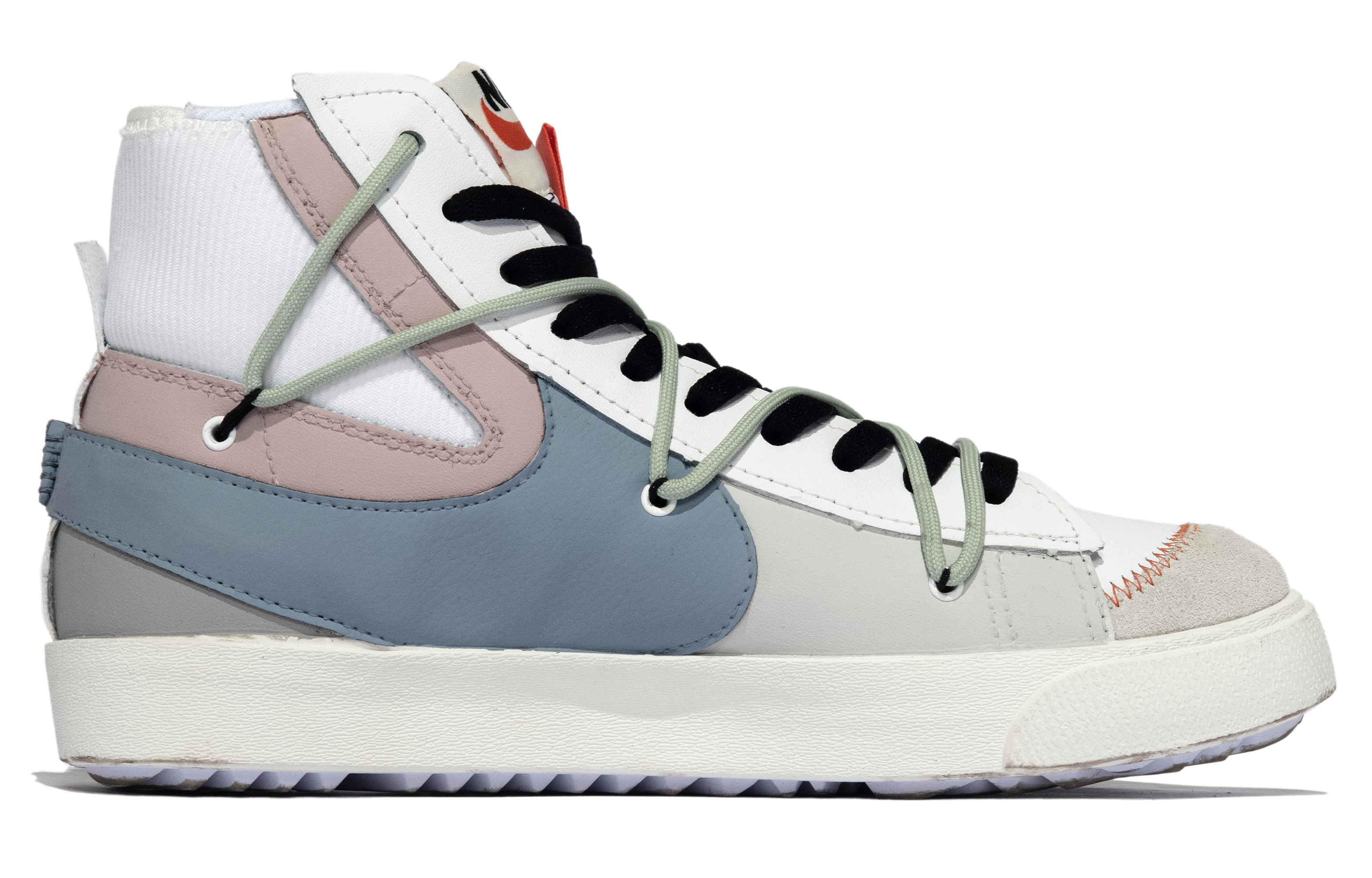 Lookbook 【客製球鞋】Nike Blazer Mid 77 Jumbo 特殊鞋盒 Dante 塗鴉 簡約 高筒 板鞋 男女款 米白綠粉