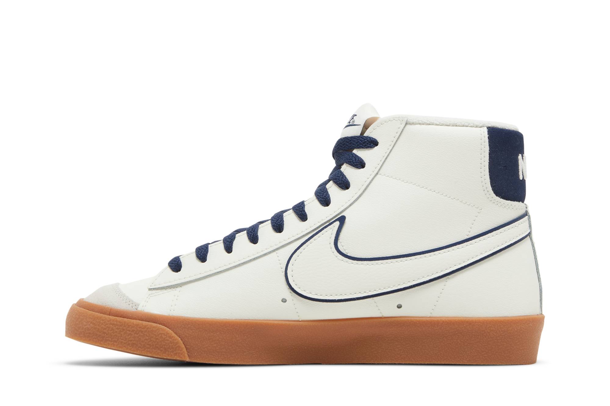 Lookbook 耐克Blazer Mid '77 高端款 'Sail Navy Gum' DQ7672-100