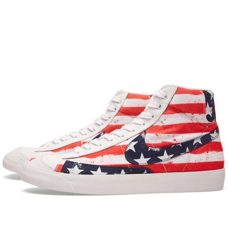 Lookbook 耐吉 Blazer Mid '77 高級復古獨立日款 537327-109