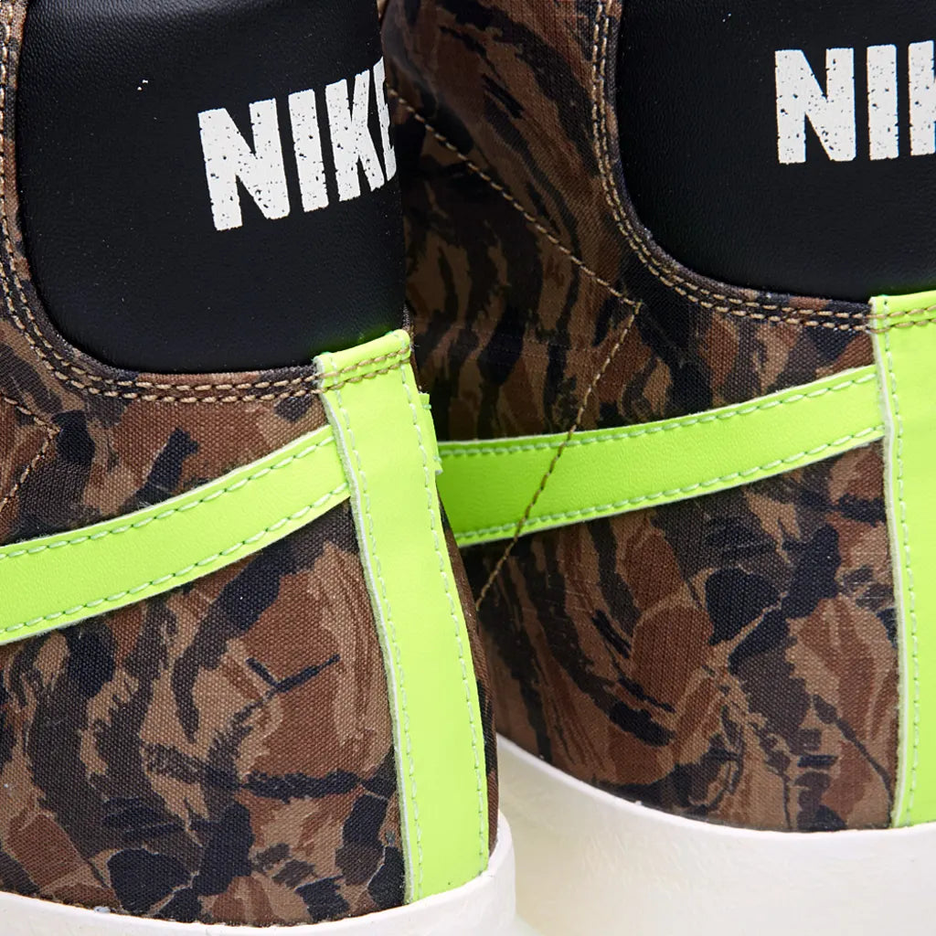 Shop Nike Blazer Mid 萬用休閒 輕鬆舒適 透氣防滑耐磨 中筒 滑板鞋 男款 深棕色