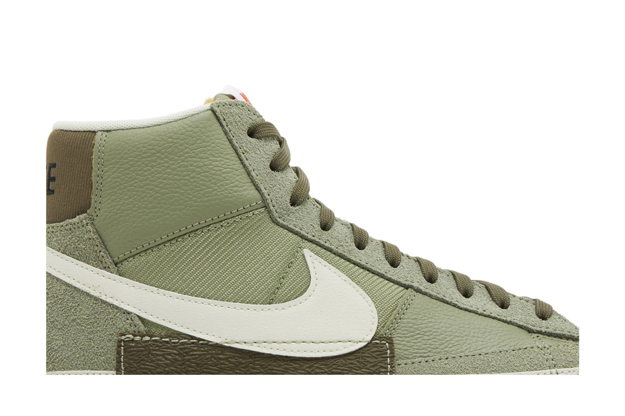 nike blazer mid rebel olive