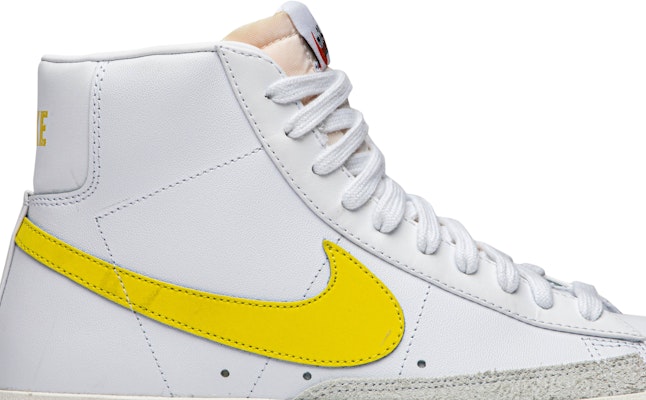 Blazer mid 77 vintage white/optic yellow best sale