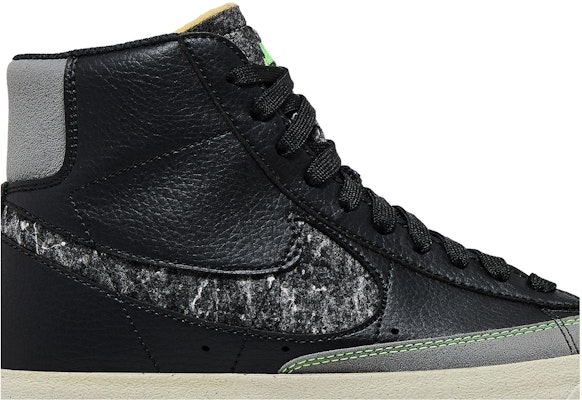 Nike Blazer Mid '77 Vintage 'Recycled Wool Pack - Black Electric Green' CW6726-001 Order Nike Blazer Mid '77 Vintage 'Recycled Wool Pack - Black Electric Green' CW6726-001