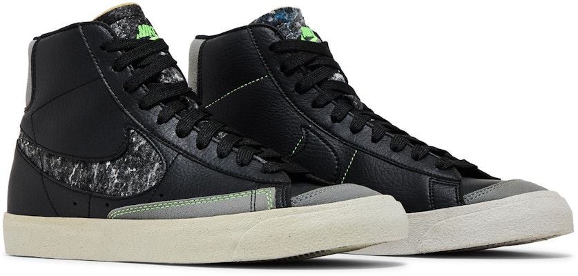 Nike Blazer Mid '77 Vintage 'Recycled Wool Pack - Black Electric Green' CW6726-001 Cheap Nike Blazer Mid '77 Vintage 'Recycled Wool Pack - Black Electric Green' CW6726-001