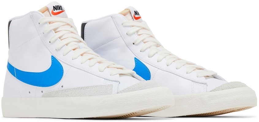Nike Blazer Mid '77 Vintage 'Putih Biru Foto Terang' BQ6806-118 Cheap Nike Blazer Mid '77 Vintage 'Putih Biru Foto Terang' BQ6806-118