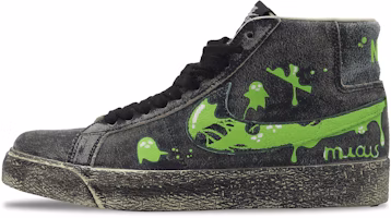 Nike Blazer Mid 'Faded Black Slime Ghost Halloween' DA1839-001-486711 Nike Blazer Mid 'Faded Black Slime Ghost Halloween' DA1839-001-486711